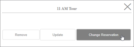 Change Reservation Button