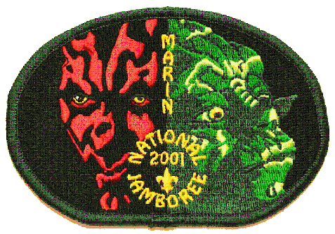 1997 Boy Scout Jamboree Marin Council Yoda Star Wars JSP CSP Uniform Patch Badge 