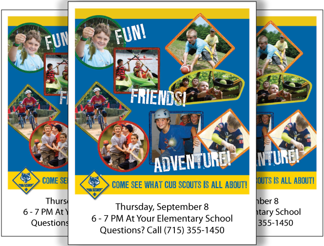 Printable Cub Scout Recruitment Flyer Template