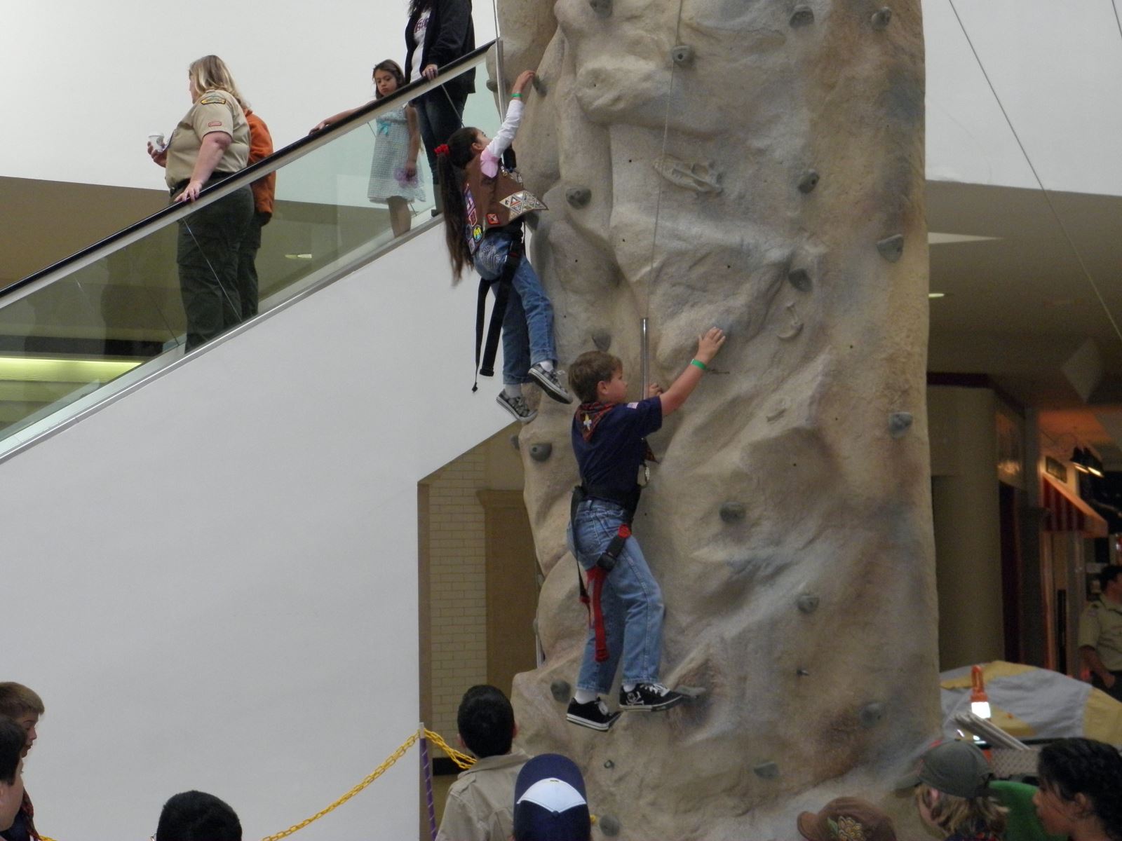 Scout-o-Rama Wall Climbing