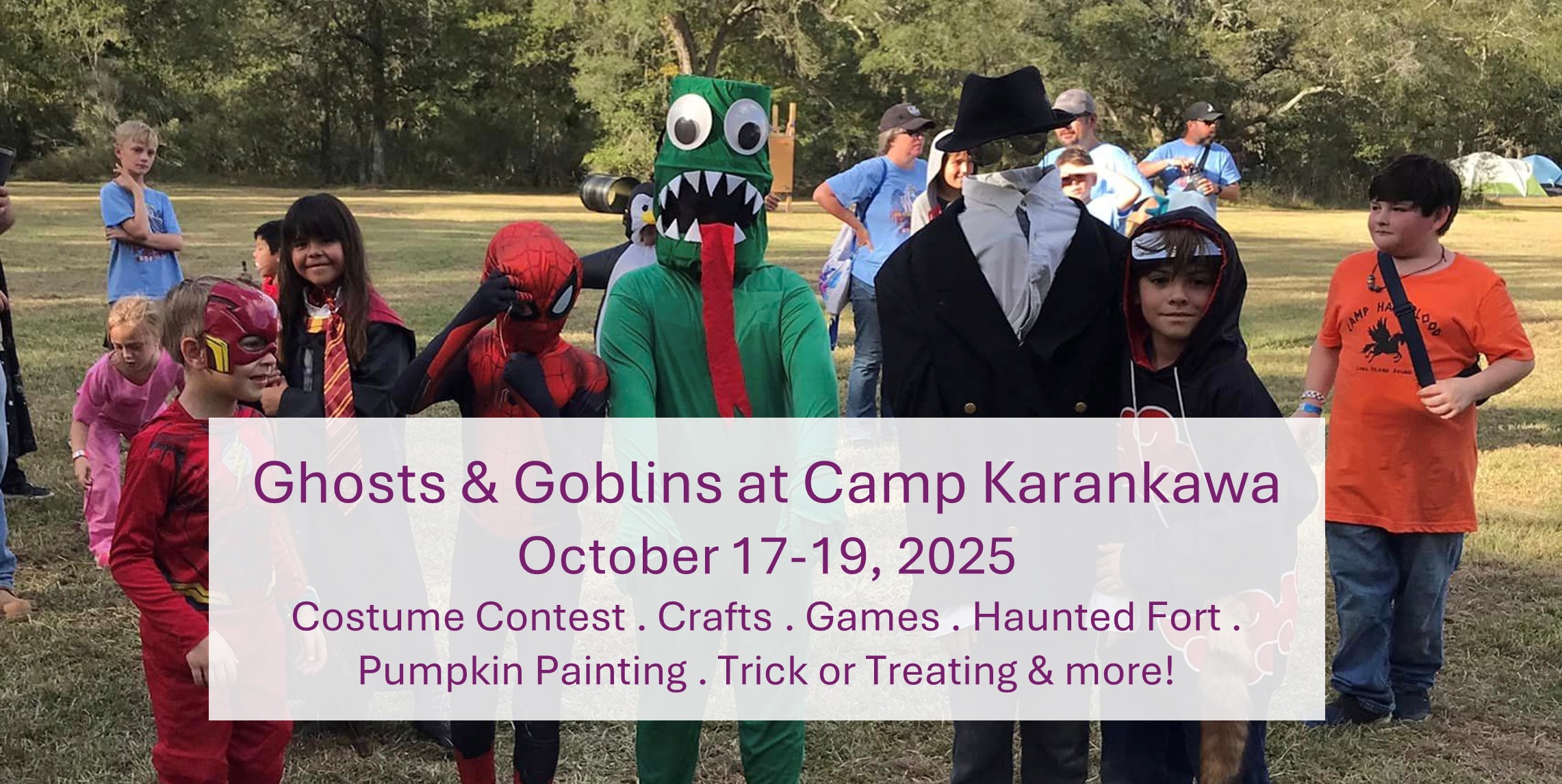 Ghosts  and Goblins halloween Scout Camp Karankawa Lake jackson friendswood