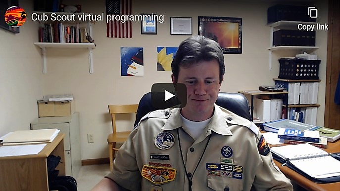 Cub Scout virtual Den Meeting programming online