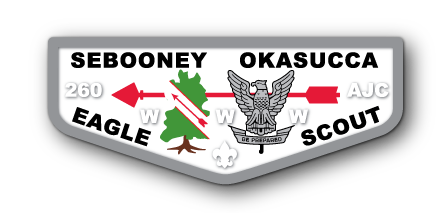 BUCKEYE COUNCIL ORDER OF THE ARROW SEVEN RANGES SCOUT RESERVATION FLAP PATCH