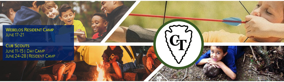 Fun and Adventure at Camp Tonkawa - 2018 Webelos and Cub Scout Camps