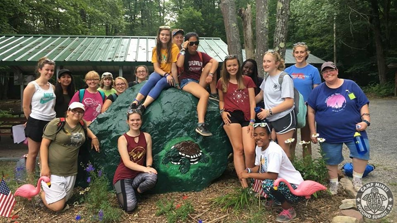 Opportunities at Camp Minsi for Girl Troops in Scouts, BSA