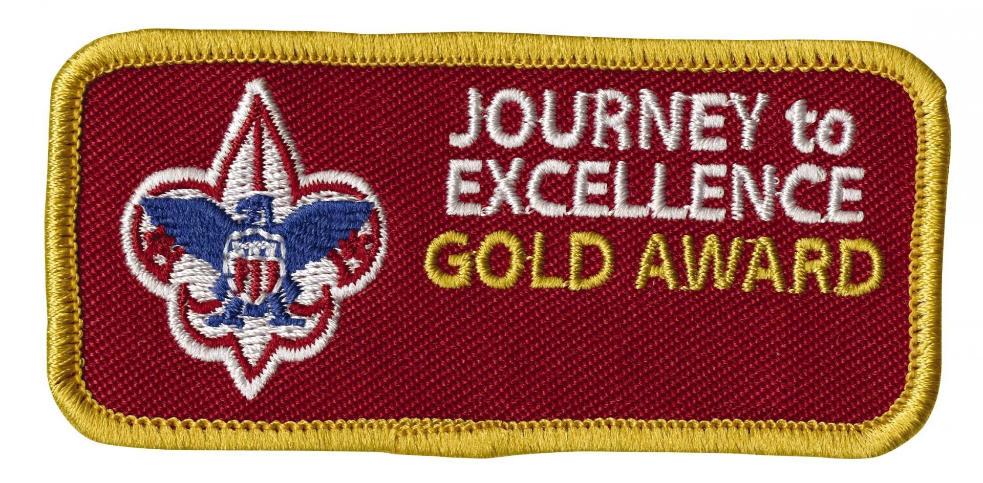 2018 Boy Scout BSA Journey to excellence JTE Silver Patch New