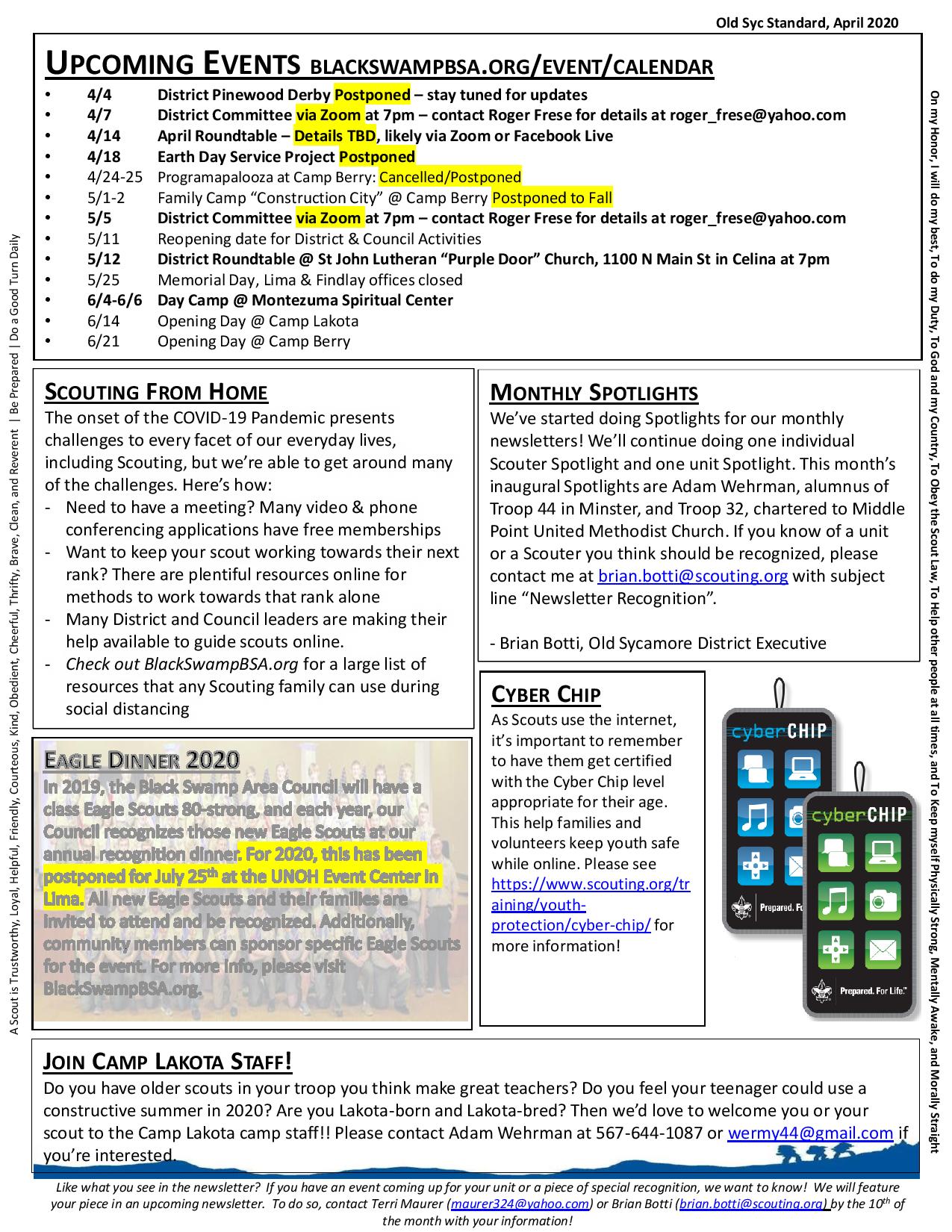 April Newsletter