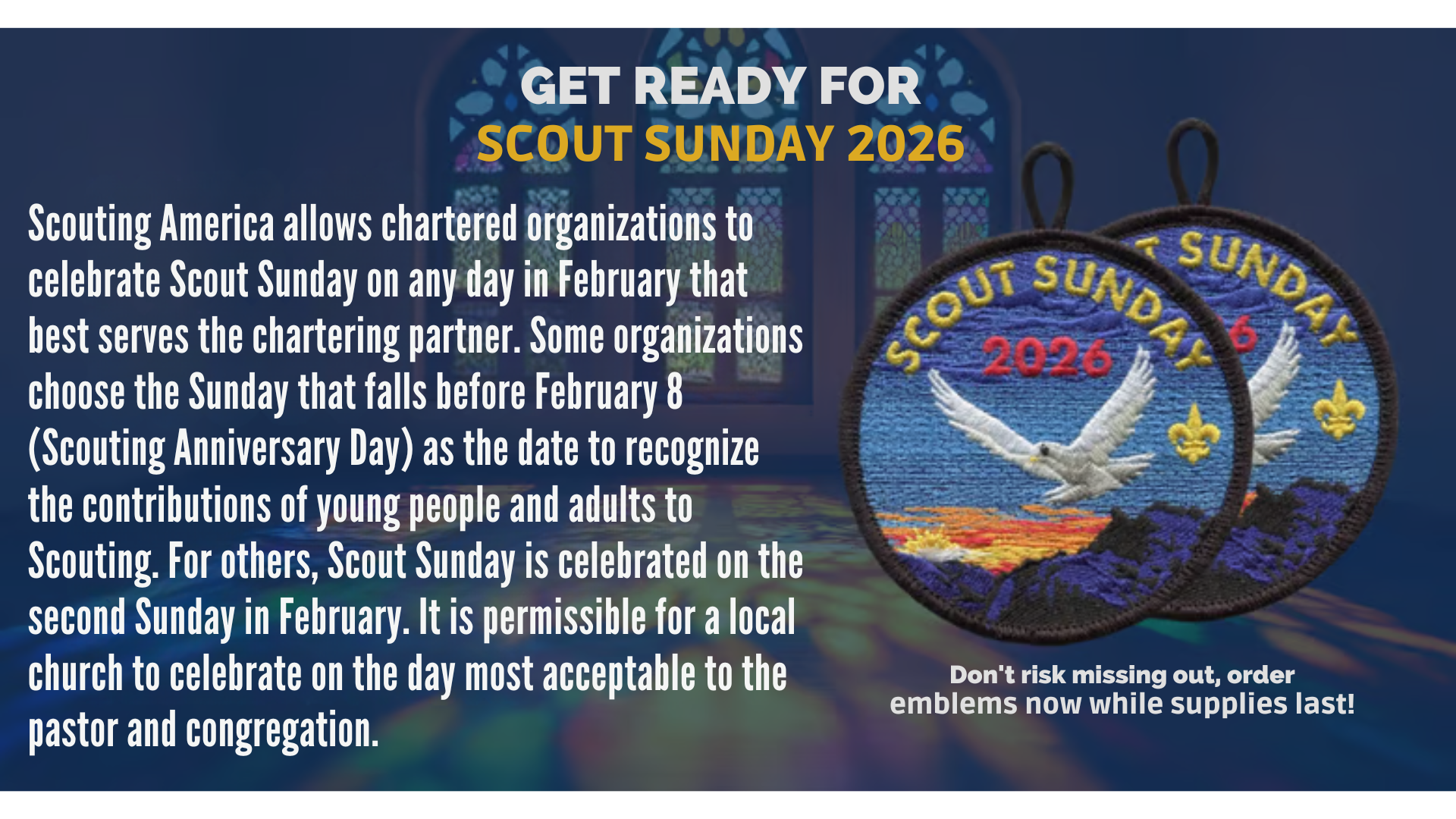 Scout Sunday