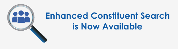 Enhanced constituent search is now available