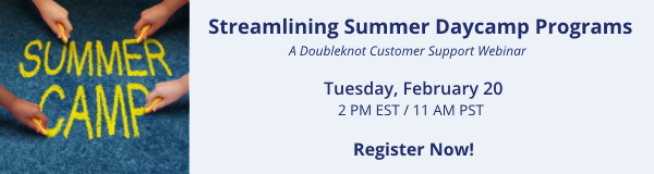 Summer Camp Management Webinar on Tuesday, February 20