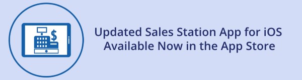 Updated Sales Station app for IOS