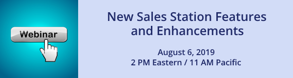 Webinar on Sales Station Features & Enhancements