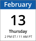 Thursday, February 13