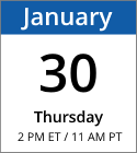 Thursday, January 30