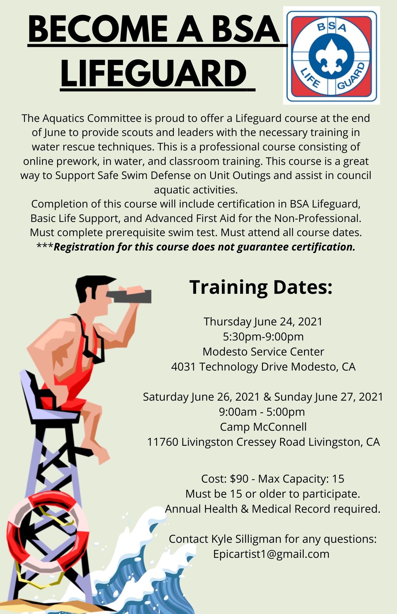 Become A BSA Lifeguard 