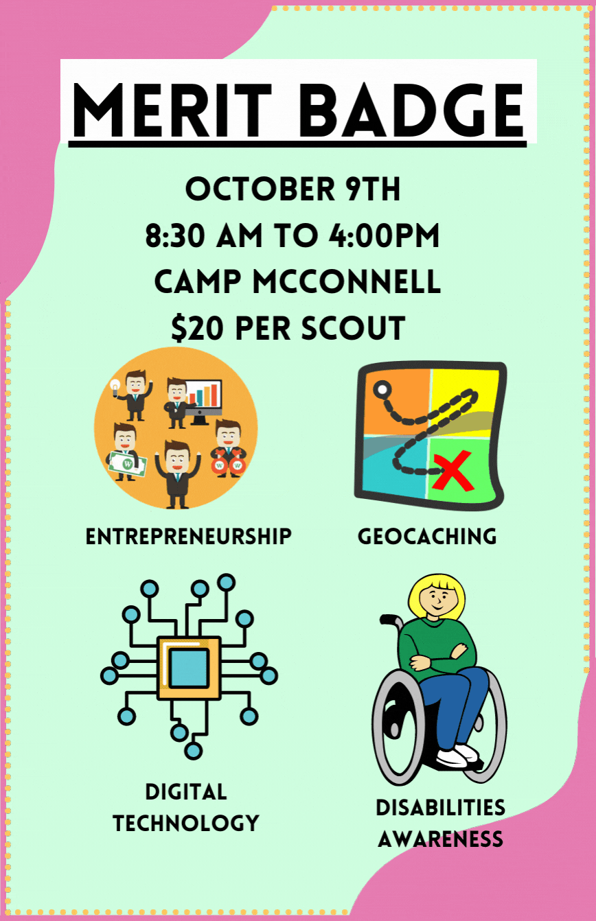 Merit Badge Flyer