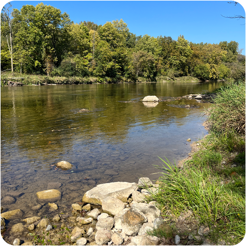 River Water on nice summer day