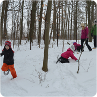 Family Snowshoe Hike