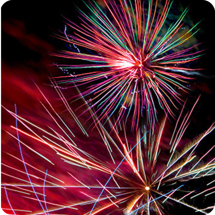 Fourth of July fireworks