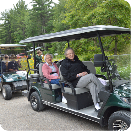 Fall Colors by Golf Cart