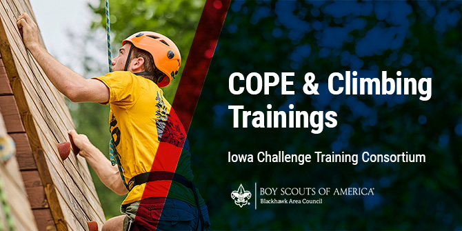 Scouting America COPE and Climbing Trainings