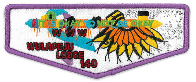 Wulapeju Lodge Mental Health Awareness Patch