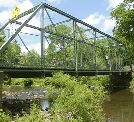 Hoffman’s Crossing Bridge in Califon representing the stretch of the South Branch upgraded to C1, south of Califon