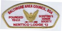 Nentico Lodge Council Shoulder Patch (CSP)