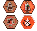 Little Brave Center Patches