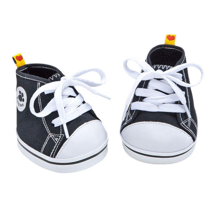 Build-A-Bear: Black Canvas High-Tops