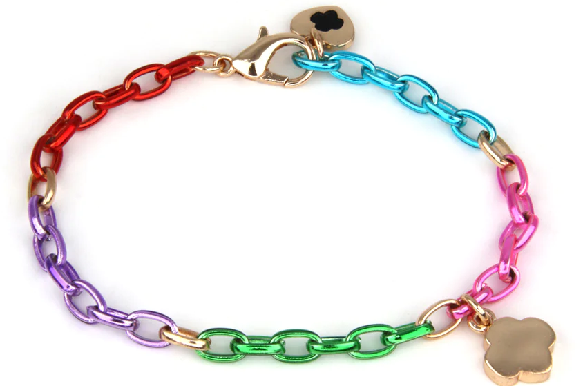 Girl Scout Gold Multi Chain Bracelet