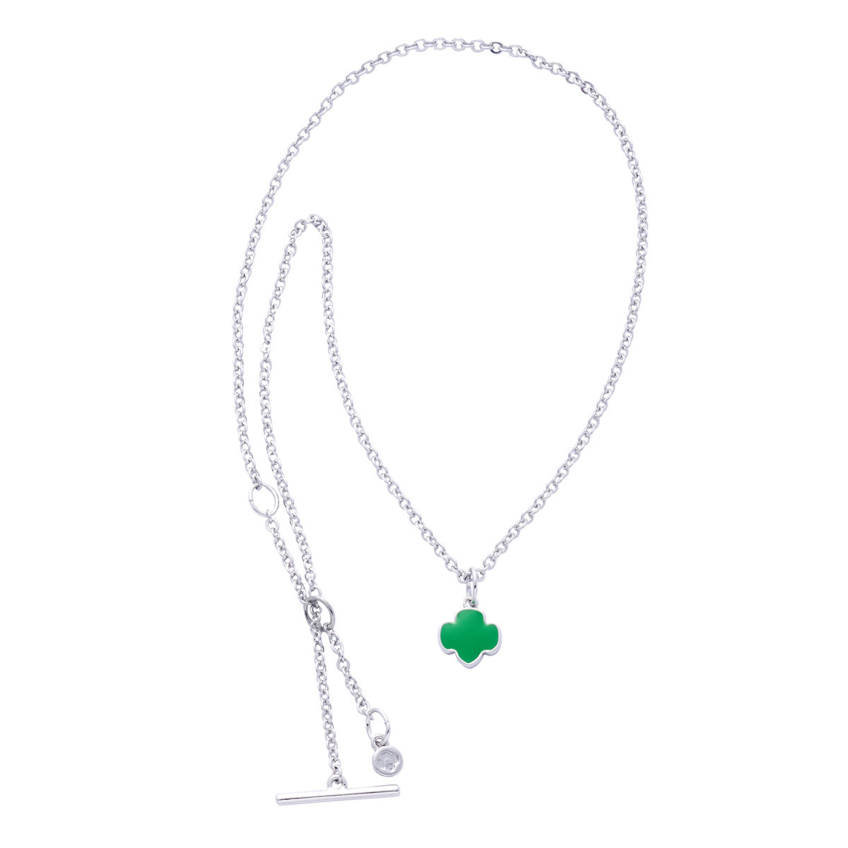 GS Charming Jewelry Necklace - Silvertone