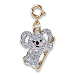 Charm It! Gold Glitter Koala Charm