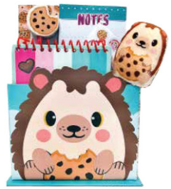 Cookie Crumble Critters Stationery Set - Hedgehog