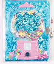 Bubble Gum Glitter Journal