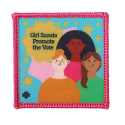 Girl Scouts Promote the Vote - Fun Patch