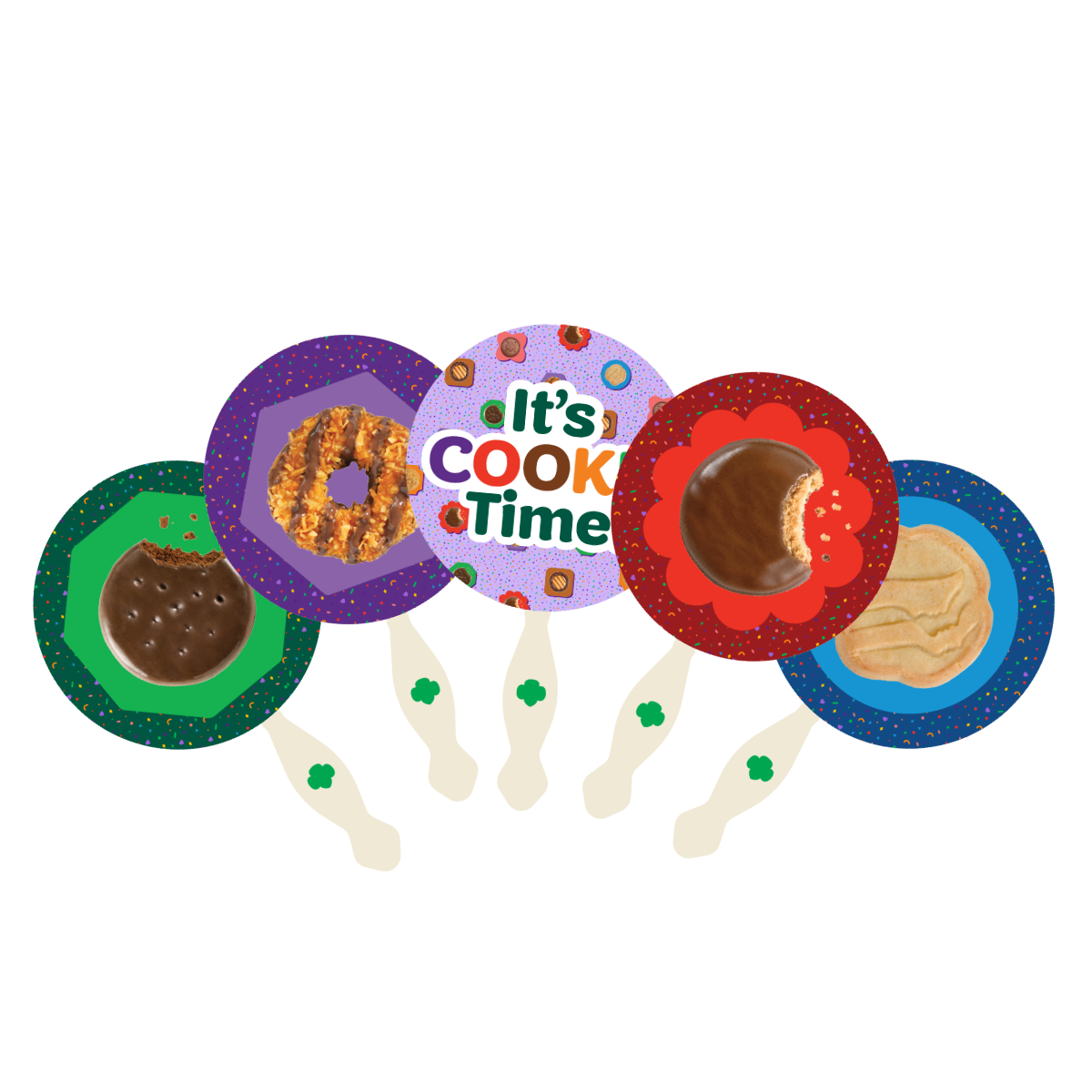 Cookie Asst Of 4 Handheld Signs 2026