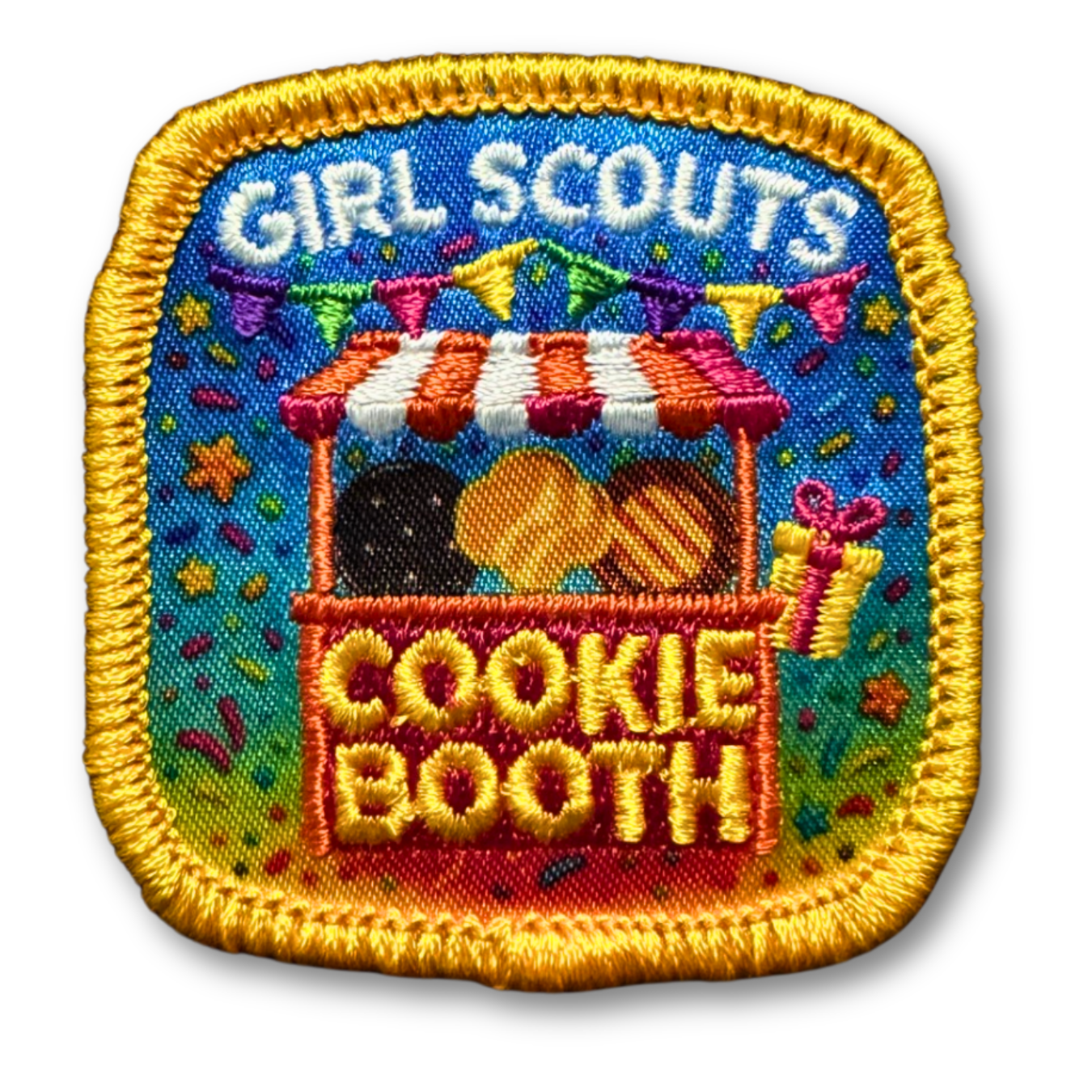 Cookie Booth Bright Iron-On Patch
