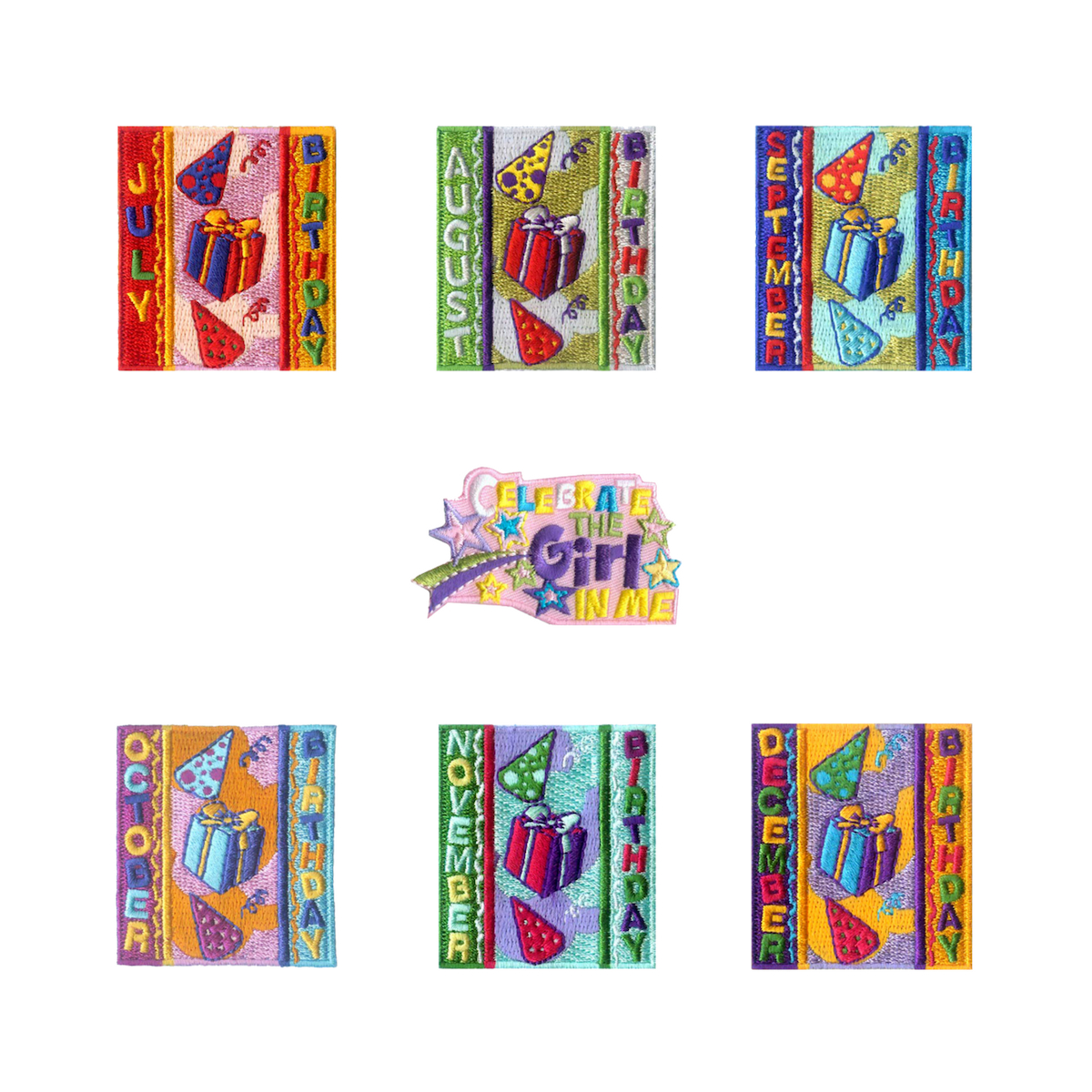 Birthday Celebration Fun Patches