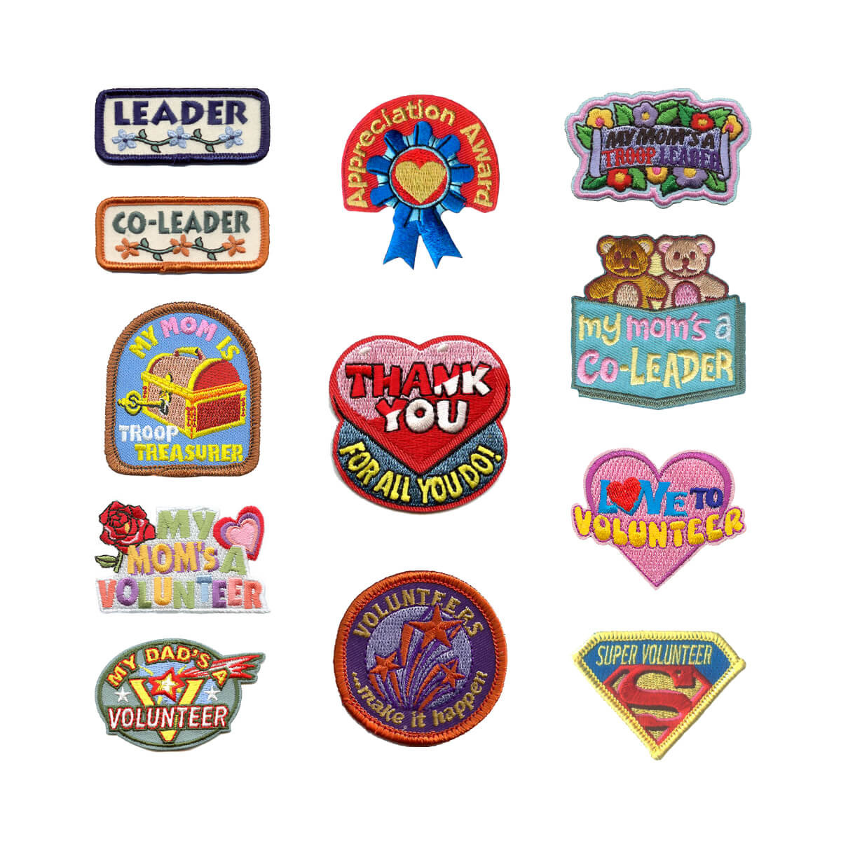Volunteer Fun Patches