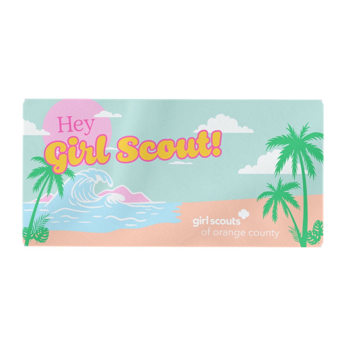 Hey Girl Scout Beach Towel