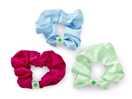 Multicolor Hair Scrunchie 3 Pk Set