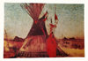 Dyck "The Eagle Lodge" Unsigned 17x12