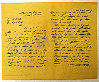 Parchment - Grant to Lee 1865