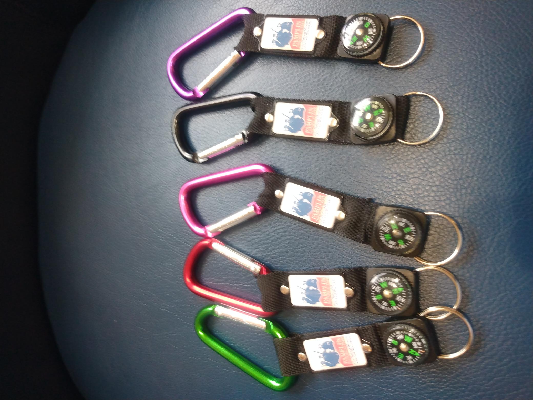 Keychain - Carabiner/Compass